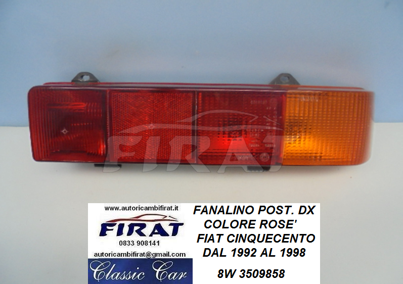 FANALINO FIAT CINQUECENTO 92-98 POST.DX ROSE'